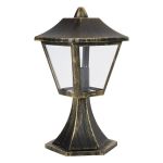 Ledvance Außenlaterne E27 Endura Classic Schwarz-Gold | 33cm - Traditioneel Ledvance Außenlaterne E27 Endura Classic Schwarz-Gold | 33cm - Traditioneel