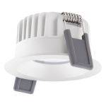 Ledvance LED-Spot Fix Aluminium Weiß 8W 640lm 36D - 927 Extra Warmweiß | Ausschnitt 68mm - IP44 - Höchste Farbwiedergabe - Dimmbar Ledvance LED-Spot Fix Aluminium Weiß 8W 640lm 36D - 927 Extra Warmweiß | Ausschnitt 68mm - IP44 - Höchste Farbwiedergabe - Dimmbar