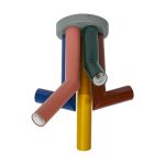 Ledvance Decor Straw Decke Stahl Mehrfarbig | Geeignet für 5X E27 Ledvance Decor Straw Decke Stahl Mehrfarbig | Geeignet für 5X E27