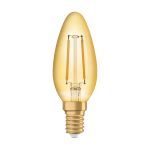 Ledvance Vintage 1906 LED E14 Kerze Gold 2.5W 220lm - 824 | Ersatz für 25W Ledvance Vintage 1906 LED E14 Kerze Gold 2.5W 220lm - 824 | Ersatz für 25W