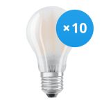 Mehrfachpackung 10x Ledvance CLASSIC LED E27 Birne Fadenlampe Matt 6.5W 806lm - 827 Extra Warmweiß | Ersatz für 60W Mehrfachpackung 10x Ledvance CLASSIC LED E27 Birne Fadenlampe Matt 6.5W 806lm - 827 Extra Warmweiß | Ersatz für 60W