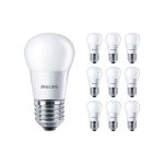 Mehrfachpackung 10x Philips Corepro LED Lustre E27 Kugel Matt 5W 470lm - 827 Extra Warmweiß | Ersatz für 40W Mehrfachpackung 10x Philips Corepro LED Lustre E27 Kugel Matt 5W 470lm - 827 Extra Warmweiß | Ersatz für 40W