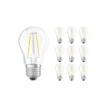 Mehrfachpackung 10x Ledvance Classic LED E27 Kugel Fadenlampe Klar 2.5W 250lm - 827  | Ersatz Für 25W Mehrfachpackung 10x Ledvance Classic LED E27 Kugel Fadenlampe Klar 2.5W 250lm - 827  | Ersatz Für 25W