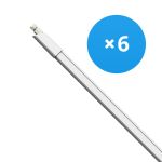Mehrfachpackung 6x LED Feuchtraumleuchte 34W 3740lm - 840  | 120cm Mehrfachpackung 6x LED Feuchtraumleuchte 34W 3740lm - 840  | 120cm