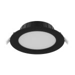 LED Deckenstrahler Mittel Einbau Schwarz 9W 900lm 80D - 827-830-840 CCT | 146mm - Ausschnitt 120mm LED Deckenstrahler Mittel Einbau Schwarz 9W 900lm 80D - 827-830-840 CCT | 146mm - Ausschnitt 120mm