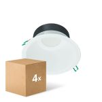 Mehrfachpackung 4x Philips LED Deckenstrahler Coreline DN142B Aluminium Weiß 19.2W 2300lm 60D - 840  | Ausschnitt 200mm - IP20 - Weiß Reflektor Mehrfachpackung 4x Philips LED Deckenstrahler Coreline DN142B Aluminium Weiß 19.2W 2300lm 60D - 840  | Ausschnitt 200mm - IP20 - Weiß Reflektor