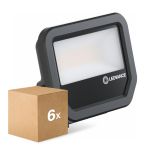 Mehrfachpackung 6x Ledvance Led-Scheinwerfer Aluminium Schwarz 17W 2200lm 100D - 830  | IP66 - Symmetrisch Mehrfachpackung 6x Ledvance Led-Scheinwerfer Aluminium Schwarz 17W 2200lm 100D - 830  | IP66 - Symmetrisch