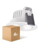 Mehrfachpackung 4x Ledvance LED  SPOT ADJUST Aluminium  8W 720lm 36D - 940  | Ausschnitt 68mm - IP20 - Höchste Farbwiedergabe -  Dimmbar Mehrfachpackung 4x Ledvance LED  SPOT ADJUST Aluminium  8W 720lm 36D - 940  | Ausschnitt 68mm - IP20 - Höchste Farbwiedergabe -  Dimmbar