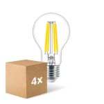 Mehrfachpackung 4x Philips MASTER Value LED Glühbirne E27 Birne Klar 11.2W 1521lm - 927  | Höchste Farbwiedergabe - Dimmbar - Ersatz Für 100W Mehrfachpackung 4x Philips MASTER Value LED Glühbirne E27 Birne Klar 11.2W 1521lm - 927  | Höchste Farbwiedergabe - Dimmbar - Ersatz Für 100W