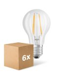 Mehrfachpackung 6x Ledvance Classic LED E27 Birne Fadenlampe Klar 7W 806lm - 827 Extra Warmweiß | Dimmbar - Ersatz Für 60W Mehrfachpackung 6x Ledvance Classic LED E27 Birne Fadenlampe Klar 7W 806lm - 827 Extra Warmweiß | Dimmbar - Ersatz Für 60W