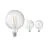 Mehrfachpackung 3x Calex Smart Tuya Wifi E27 Globe Fadenlampe 7.5W 1055lm - 818-830 Abstimmbares Weiß | Dimmbar - Ersatz für 75W