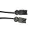 GST - Kompatibel Verlengkabel Schwarz - Männlich + Weiblich - 3m - 3 pole 1,5mm2