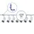 Komplettset 1-Phasen Rail L 1 x 2 Meter Weiß | incl. 7x Spot + GU10 2700K 3W Dimmbar + Abschlusskappe, Stromanschluss und L -Verbinder
