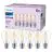 Mehrfachpackung 6x Philips Glühbirne LED E27 Birne Fadenlampe Klar 7W 850lm - 840