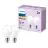 Mehrfachpackung 2x Philips Glühbirne LED E27 Birne Matt 7W 806lm - 827