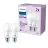 Mehrfachpackung 2x Philips Glühbirne LED E27 Birne Matt 13W 1521lm - 840