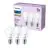 Mehrfachpackung 3x Philips Glühbirne LED E27 Birne Matt 8W 806lm - 827