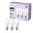 Mehrfachpackung 3x Philips Glühbirne LED E27 Birne Matt 5W 470lm - 827