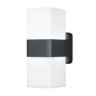 Ledvance Smart+ Wifi Wandleuchte Grau Up & Down - Außenbeleuchtung - 13.5W 950lm - 830  | RGBW - Dimmbar