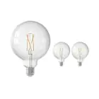Mehrfachpackung 3x Calex Smart Tuya Wifi E27 Globe Fadenlampe 7.5W 1055lm - 818-830 Abstimmbares Weiß | Dimmbar - Ersatz für 75W