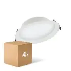 Mehrfachpackung 4x Ledvance LED Deckenstrahler Alu DN200 25W 2250lm 100D - 830  | 215mm - IP44