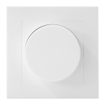 Drehbare Abdeckplatte für LED Dimmer | Harte Kante - Weiß Drehbare Abdeckplatte für LED Dimmer | Harte Kante - Weiß