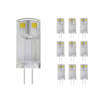 Mehrfachpackung 10x LED Capsule G4 0.9W 100lm - 827 | Ersatz für 10W Mehrfachpackung 10x LED Capsule G4 0.9W 100lm - 827 | Ersatz für 10W