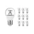 Mehrfachpackung 10x LED E27 Birne Fadenlampe Klar 2.5W 250lm - 827 | Dimmbar - Ersatz für 25W