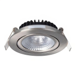 LED schwenkbar Spot Silber Rund 6W 550lm 60D - 927 | 85mm - IP54 - Dimmbar - Höchste Farbwiedergabe LED schwenkbar Spot Silber Rund 6W 550lm 60D - 927 | 85mm - IP54 - Dimmbar - Höchste Farbwiedergabe