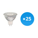 Mehrfachpackung 25x LED-Spot GU5.3 MR16 4.4W 345lm 12V 36D - 830  | Dimmbar - Ersatz für 35W Mehrfachpackung 25x LED-Spot GU5.3 MR16 4.4W 345lm 12V 36D - 830  | Dimmbar - Ersatz für 35W