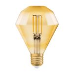 Osram Vintage 1906 LED E27 Poire Filament Dorée 4.5W 420lm - 825  | Remplacement 40W Osram Vintage 1906 LED E27 Poire Filament Dorée 4.5W 420lm - 825  | Remplacement 40W