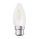 Ledvance Classic Superior LED Ampoule B22d Bougie Filament Dépolie 3.4W 470lm - 927 Blanc Très Chaud | Meilleur rendu des couleurs - Dimmable - Équivalent 40W Ledvance Classic Superior LED Ampoule B22d Bougie Filament Dépolie 3.4W 470lm - 927 Blanc Très Chaud | Meilleur rendu des couleurs - Dimmable - Équivalent 40W