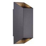 Nordlux Nico Applique Murale Aluminium Noir Up & Down | IP54 - Convient pour 2x GU10 Nordlux Nico Applique Murale Aluminium Noir Up & Down | IP54 - Convient pour 2x GU10