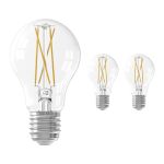 Lot 3x Calex Smart Tuya Wifi E27 Poire Filament 7W 806lm - 818-830 Accordable Blanc | Dimmable - Remplacement 60W Lot 3x Calex Smart Tuya Wifi E27 Poire Filament 7W 806lm - 818-830 Accordable Blanc | Dimmable - Remplacement 60W