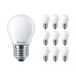 Lot 10x Philips Corepro LED Lustre E27 Boule Dépolie 4.3W 470lm - 827 Blanc Très Chaud | Équivalent 40W Lot 10x Philips Corepro LED Lustre E27 Boule Dépolie 4.3W 470lm - 827 Blanc Très Chaud | Équivalent 40W