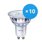 Lot 10x Philips Corepro LED Spot GU10 PAR16 4W 350lm 36D - 840 Blanc Froid | Équivalent 50W Lot 10x Philips Corepro LED Spot GU10 PAR16 4W 350lm 36D - 840 Blanc Froid | Équivalent 50W