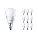 Lot 10x Philips Corepro LED Lustre E14 Boule Dépolie 5W 470lm - 827 Blanc Très Chaud | Équivalent 40W Lot 10x Philips Corepro LED Lustre E14 Boule Dépolie 5W 470lm - 827 Blanc Très Chaud | Équivalent 40W
