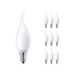 Lot 10x Philips Corepro LED Bougie E14 Bent-tip Dépolie 2.2W 250lm - 822-827 Dim To Warm | Dimmable - Équivalent 25W Lot 10x Philips Corepro LED Bougie E14 Bent-tip Dépolie 2.2W 250lm - 822-827 Dim To Warm | Dimmable - Équivalent 25W