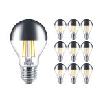 Lot 10x Philips Classic LED Ampoule E27 Poire Miroir 7.2W 650lm 650lm - 827 Blanc Très Chaud | Dimmable - Équivalent 60W Lot 10x Philips Classic LED Ampoule E27 Poire Miroir 7.2W 650lm 650lm - 827 Blanc Très Chaud | Dimmable - Équivalent 60W