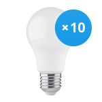 Lot 10x LED ampoule E27 Poire Dépolie 4.9W 470lm - 830  | Remplacement 40W Lot 10x LED ampoule E27 Poire Dépolie 4.9W 470lm - 830  | Remplacement 40W