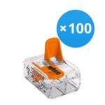 Lot 100x Wago 221-412 Connecteur Compact | 2 Câble connexion - Connecteur filaire Lot 100x Wago 221-412 Connecteur Compact | 2 Câble connexion - Connecteur filaire