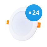 Lot 24x Spot encastrable LED 12W 1080lm 120D - 840  | Remplacement 1x18W Lot 24x Spot encastrable LED 12W 1080lm 120D - 840  | Remplacement 1x18W