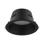 Spot Encastrable LED Profond Encastré Noir 9W 900lm - 827-840 CCT | 146mm - Diamètre 120mm Spot Encastrable LED Profond Encastré Noir 9W 900lm - 827-840 CCT | 146mm - Diamètre 120mm