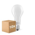 Lot 10x Ledvance Classic LED E27 Poire Filament Dépolie 18W 2452lm - 827  | Dimmable - Remplacement 150W Lot 10x Ledvance Classic LED E27 Poire Filament Dépolie 18W 2452lm - 827  | Dimmable - Remplacement 150W