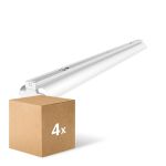 Lot 4x Réglette Réflecteur V2 LED T8 | Convient pour 2x 150cm Tube LED Lot 4x Réglette Réflecteur V2 LED T8 | Convient pour 2x 150cm Tube LED