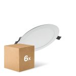Lot 6x Ledvance Spot Encastrable LED Value DN180 17W 1350lm 110D - 830  | 192mm  Lot 6x Ledvance Spot Encastrable LED Value DN180 17W 1350lm 110D - 830  | 192mm