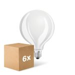Lot 6x Ledvance LED Classic E27 Globe Dépolie 11W 1521lm - 827  | Dimmable - Remplacement 100W Lot 6x Ledvance LED Classic E27 Globe Dépolie 11W 1521lm - 827  | Dimmable - Remplacement 100W