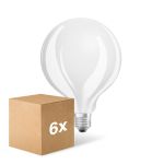 Lot 6x Ledvance Classic LED E27 Globe Filament Dépolie 7.5W 1055lm - 827  | Dimmable - Remplacement 75W Lot 6x Ledvance Classic LED E27 Globe Filament Dépolie 7.5W 1055lm - 827  | Dimmable - Remplacement 75W