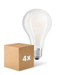 Lot 4x Ledvance  Classic LED E27 Poire Filament Dépolie 24W 3452lm - 827  | Remplacement 200W Lot 4x Ledvance  Classic LED E27 Poire Filament Dépolie 24W 3452lm - 827  | Remplacement 200W