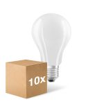 Lot 10x Ledvance Classic LED E27 Poire Filament Dépolie 17W 2452lm - 840  | Remplacement 150W
